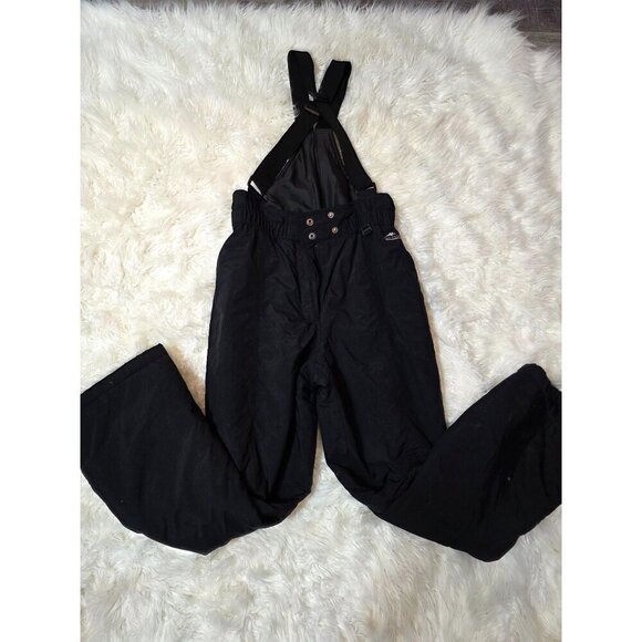 PACTECH LADIES MEDIUM BLACK snow SKI BIBS 36" HIPS NEW 29" inseam nice pair!! - Picture 2 of 13